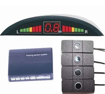Автомобильный парковочный датчик с большим радужным светодиодным дисплеем 4