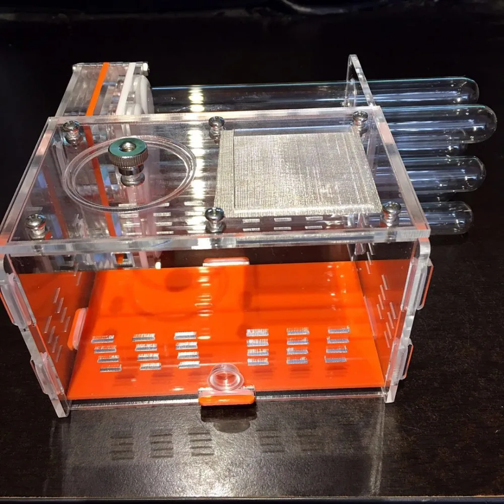 6 стеклянных трубок муравьиное гнездо насекомые ферма искусственные животные