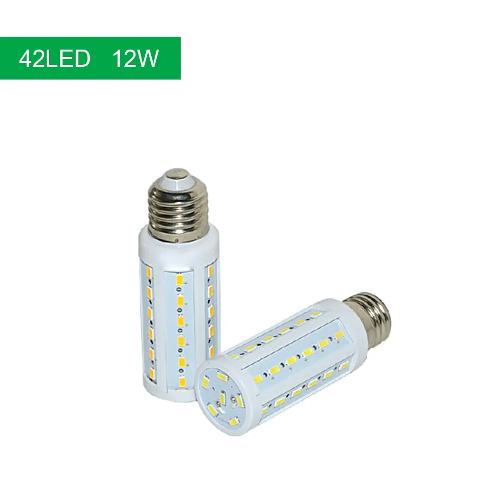 Высокое качество E27 E14 5730 SMD Светодиодная кукурузная Лампа AC 220V 110V 5W 12W 15W 25W 30W 40W 50W