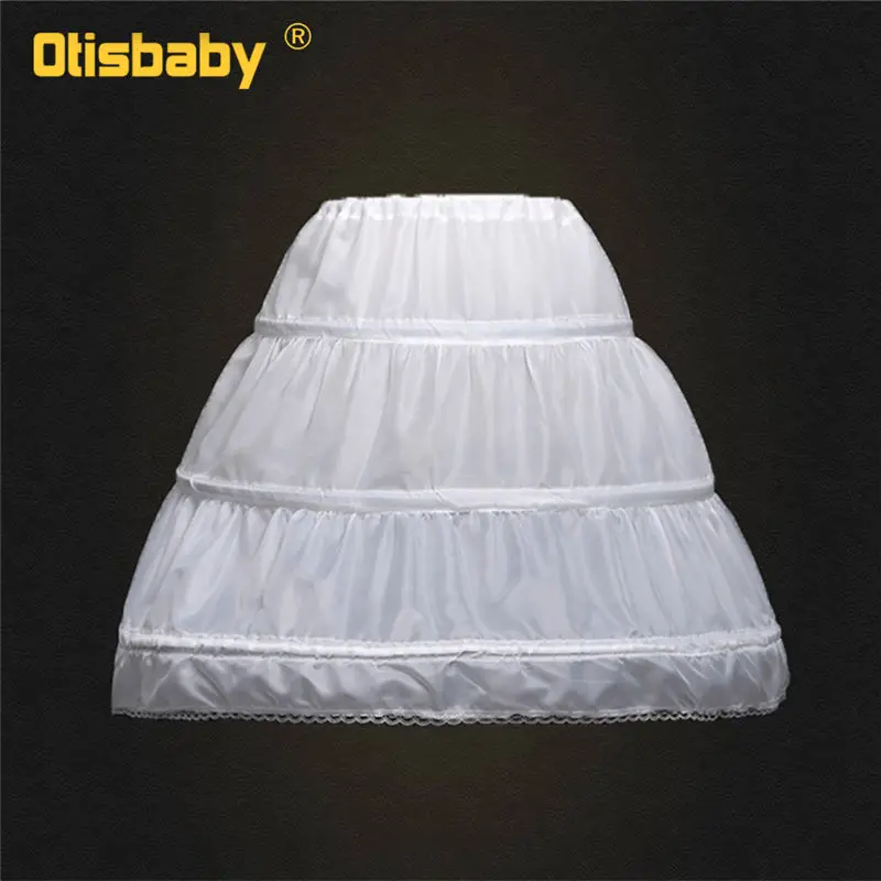 Petticoat Нарядное платье принцессы Золушки для девочек; детское кружевное длинное вечернее платье без рукавов; Пышное Бальное Платье с открытыми плечами; новогодний костюм - Цвет: Petticoat