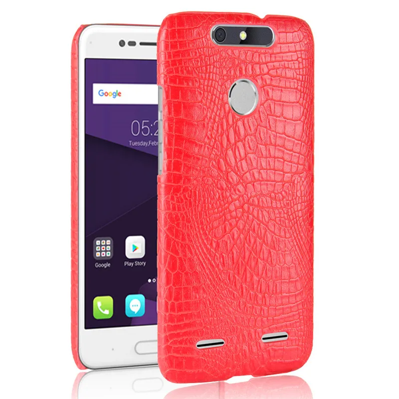 Жесткий чехол ZTE Nubia Z9 Mini Z9Max с крокодиловой текстурой из поликарбоната и