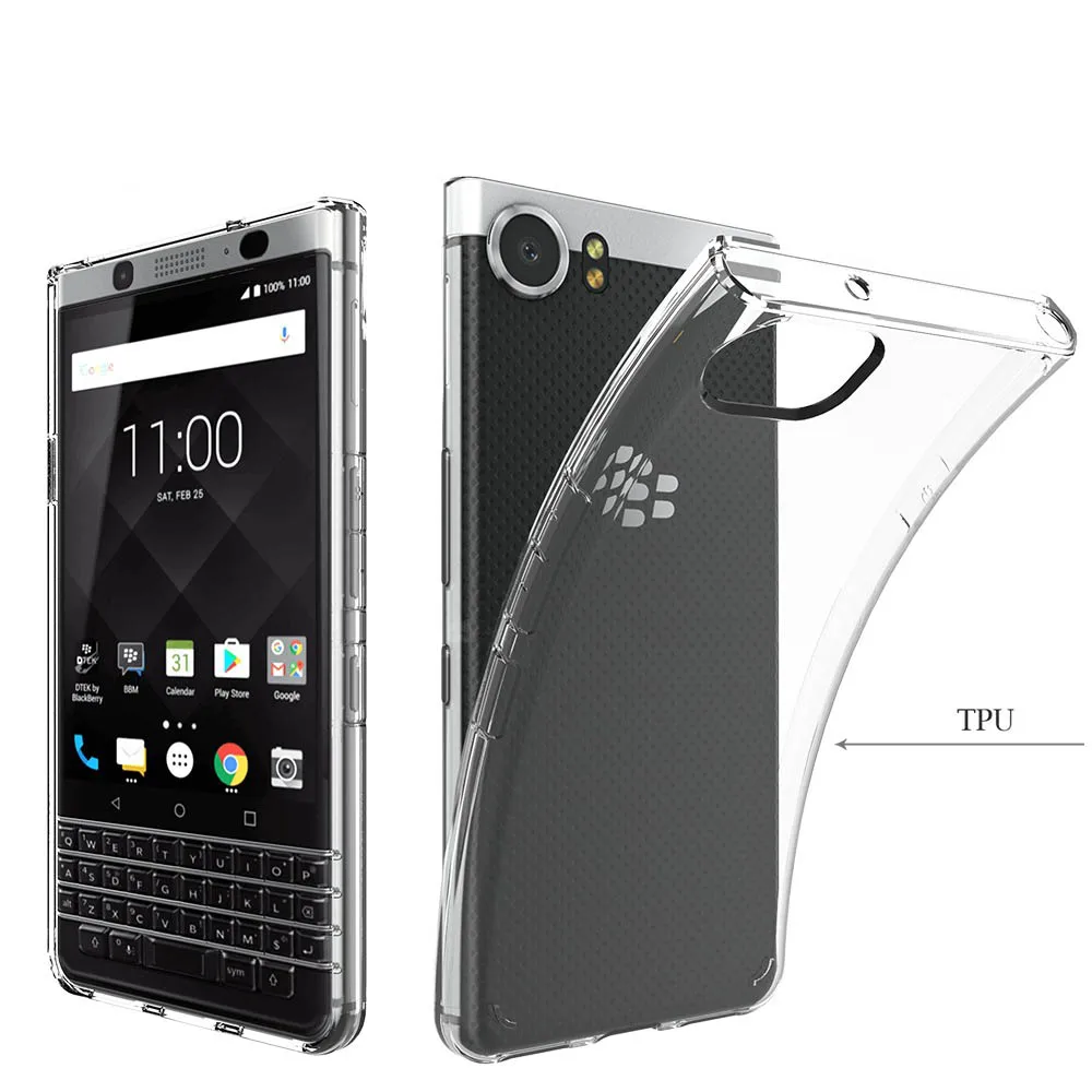 Роскошный противоударный Прозрачный чехол для телефона Blackberry KEYone чехлы из ТПУ