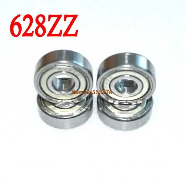 10 шт 628ZZ ABEC 5 8x24x8 мм экранированные Миниатюрные шарикоподшипники 628Z 628 2Z|bearing