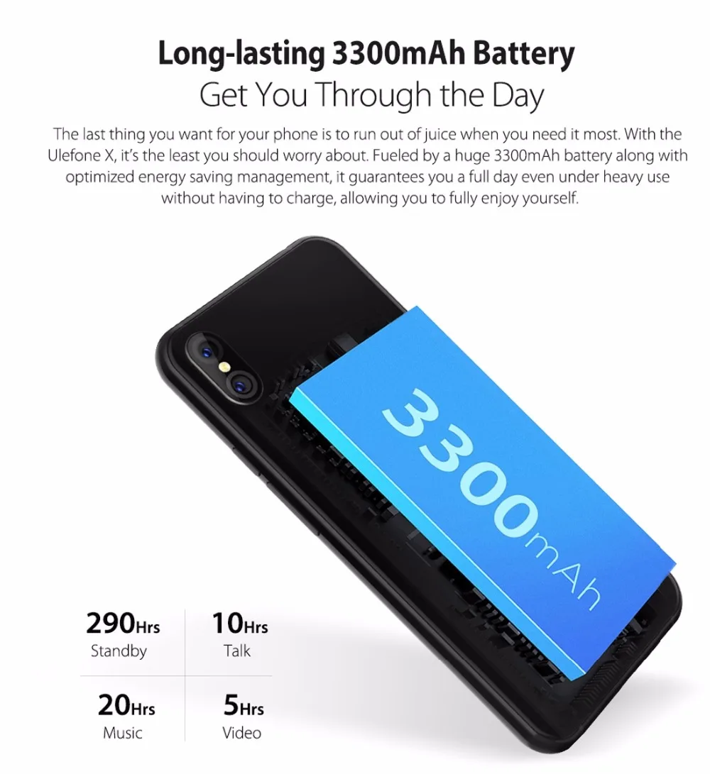 Ulefone X мобильный телефон 5 85 &quot18 9: 9 соотношение Дисплей Android 8 1 MTK6763 Octa Core 4 ГБ