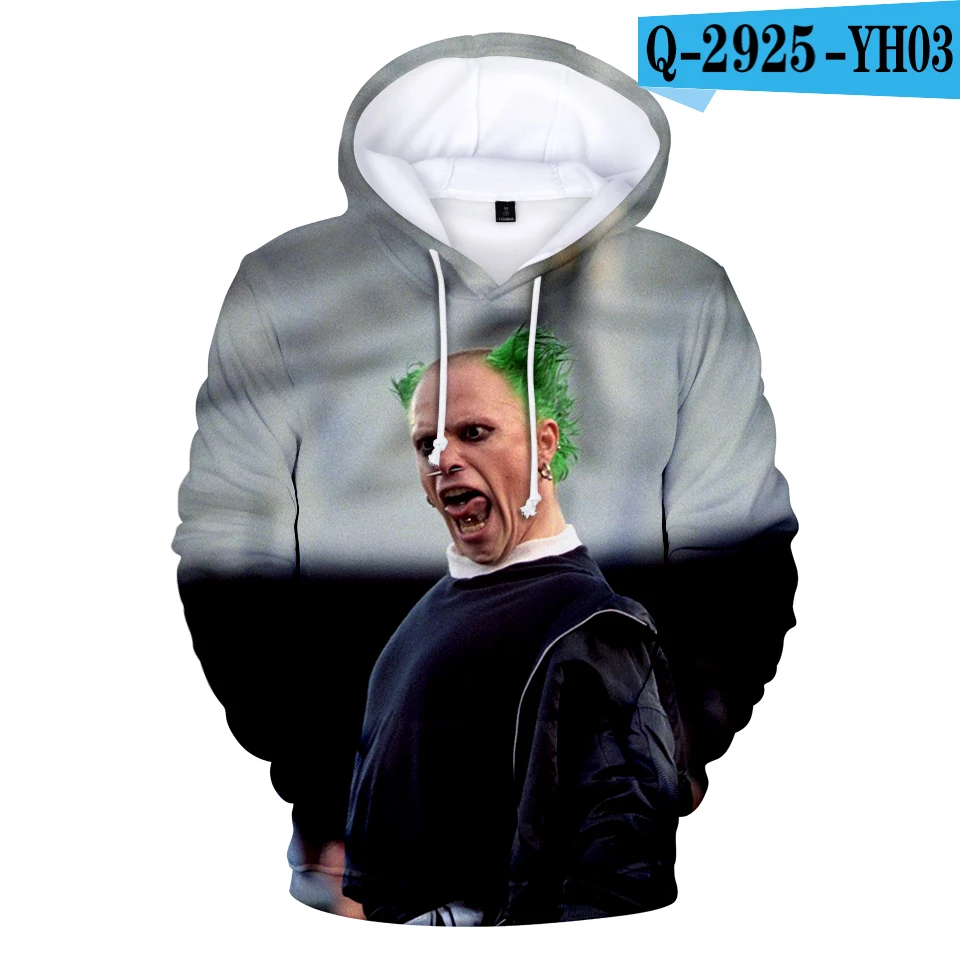 The Prodigy Lead vocal КИТ Флинт 3D толстовки для мужчин и женщин Harajuku Толстовка с длинным рукавом толстовки с принтом КИТ Флинт толстовки - Цвет: Q2925