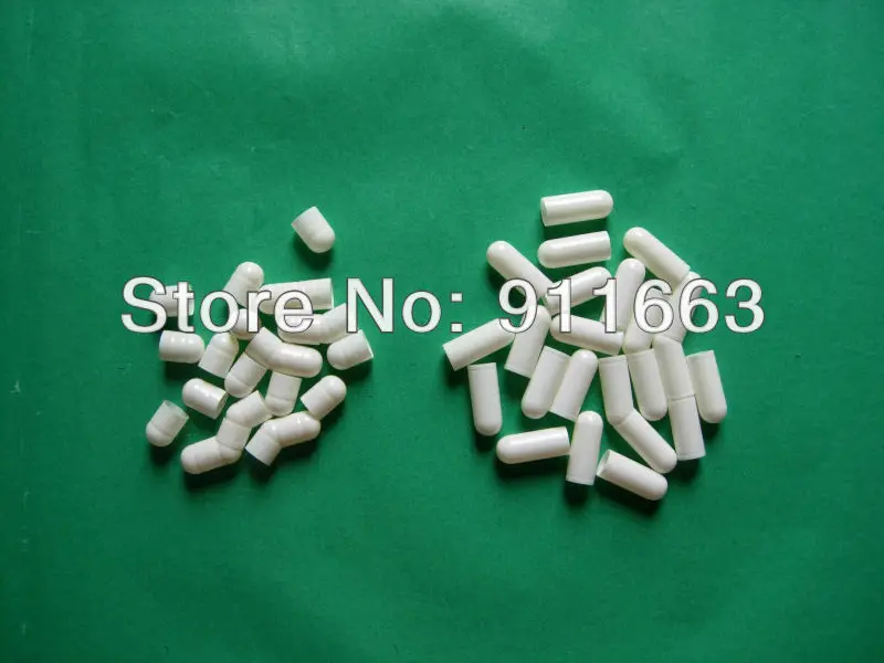 

00# Capsules 2,000pcs!White-White colored Empty Capsules 00#,Hard Capsules, Empty gelatin Capsules sizes 00