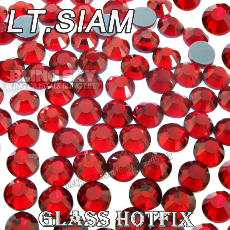 Lt. Siam Большая упаковка Стразы SS6 SS10 SS16 SS20 SS30 DMC с плоской задней поверхностью