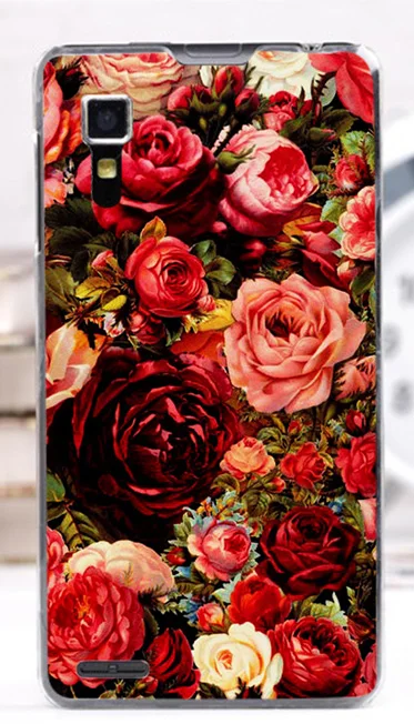 Чехол для Lenovo A706 милый мультяшный чехол с изображением башни цветка животных
