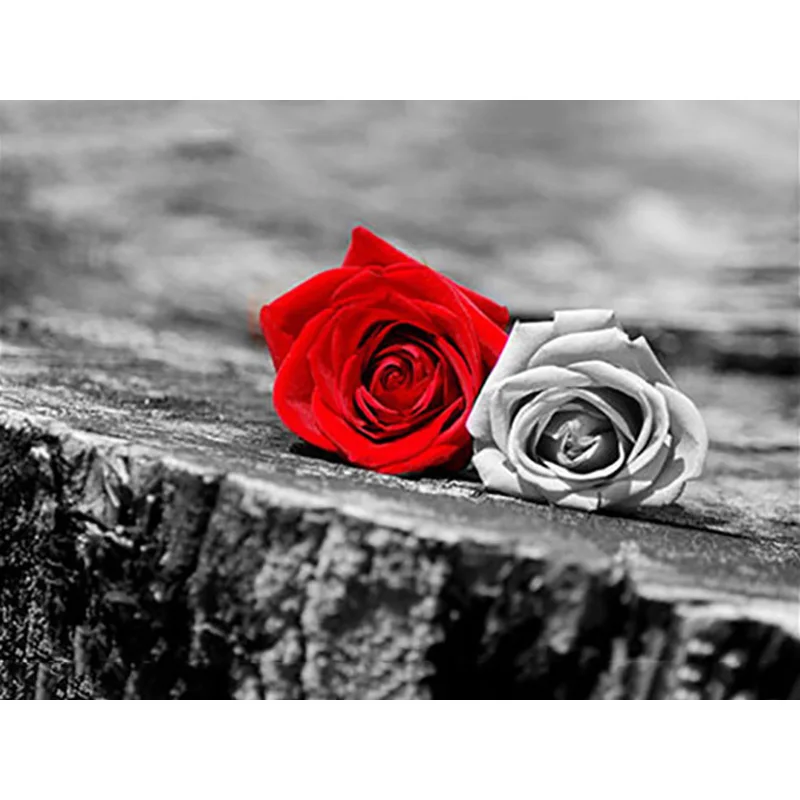 

5d Diy Diamond Painting Full Round Rose Flower Diamond Paintings Diamant Embroidery Gift Mosaic