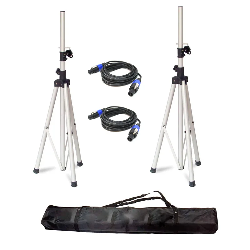 Высококачественные алюминиевые подставки для динамиков с кабелем динамика|speaker