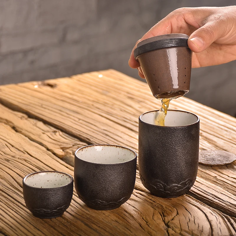 TANGPIN китайский керамический чайник gaiwan портативный чайный сервиз для
