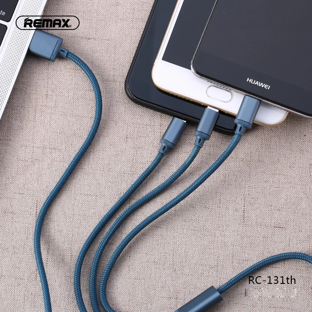 REMAX 3 in1 USB кабель 2A быстро Зарядное устройство usb-кабель для передачи данных
