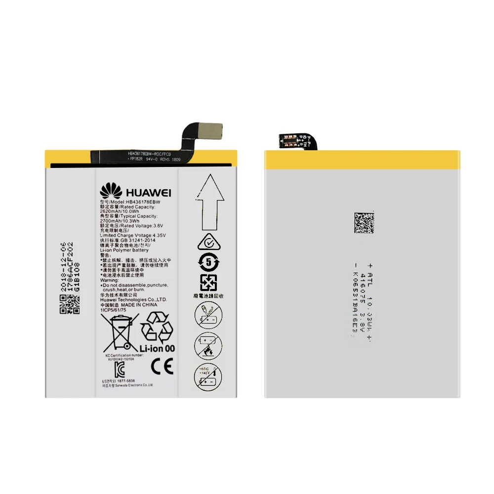 

Original Hua Wei Battery HB436178EBW for Huawei Mate S CRR-CL00 CRR-UL00 Li-ion Batteria Akku with Tools kit Fast Shipping