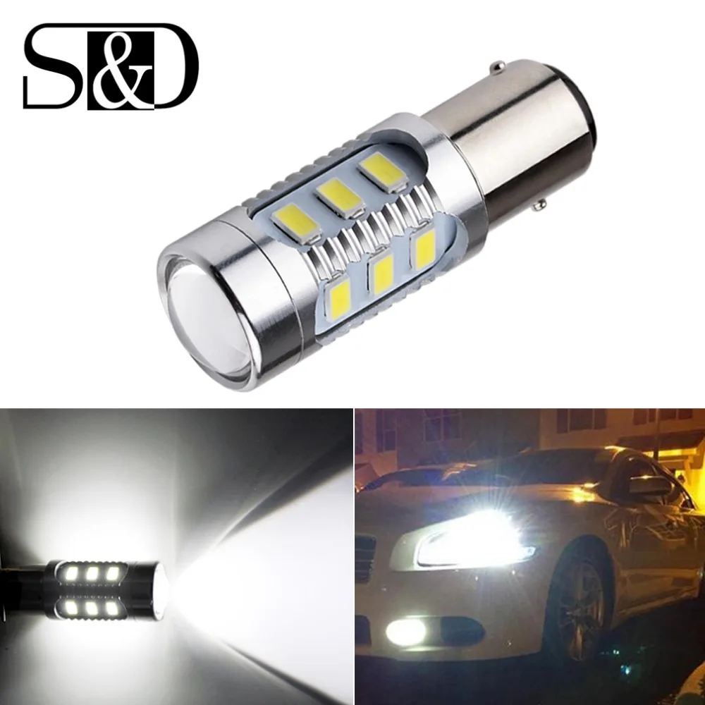 Светодиодный фонарь P21w 1156 BA15S py21w w21/5w w21w с чипами Cree дневные ходовые огни стоп