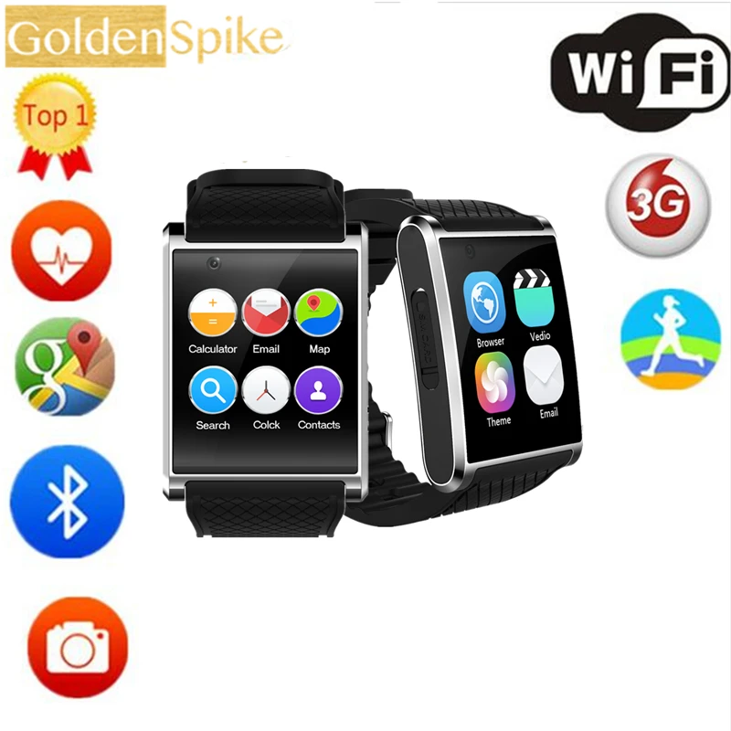 2018 Часы SmartWatch X11 MTK6580 Smart Watch с Шагомер камеры 2.0 м 3G WI FI GPS для Xiaomi Huawei Samsung Watch|smart