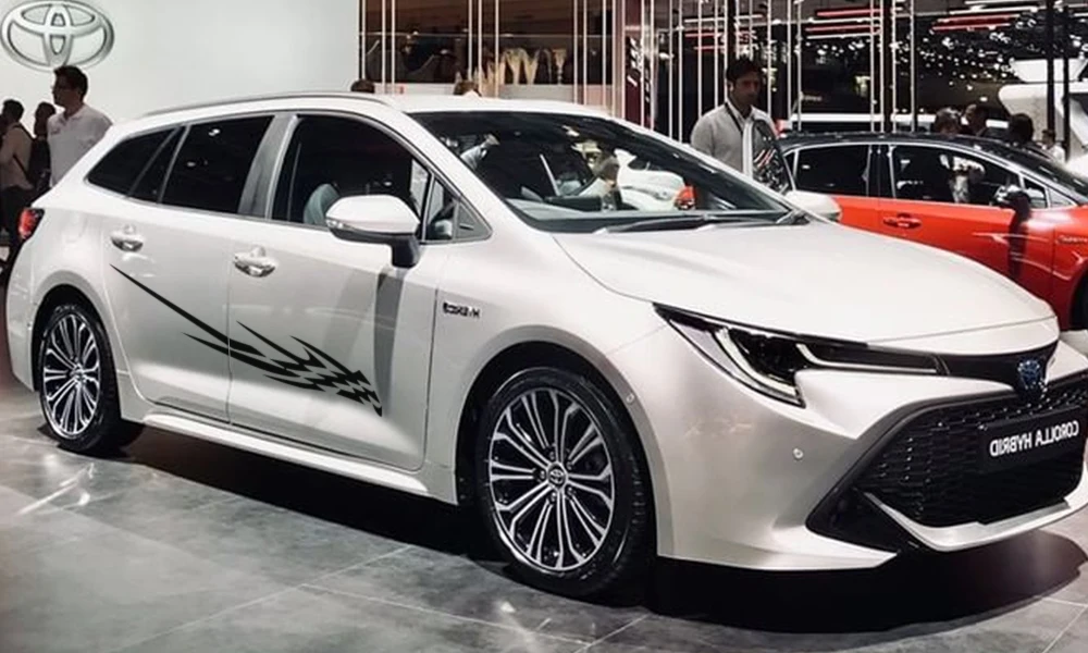 2 шт 180 см х 28 см автомобильные наклейки, Автомобильные Боковые виниловые наклейки для кузова, забавные наклейки для стайлинга автомобилей, стильные графические наклейки аксессуары для автомобиля