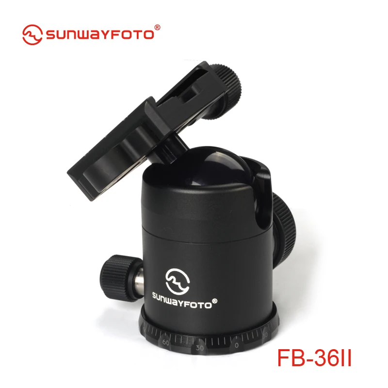 SUNWAYFOTO FB-36II Штативная головка для DSLR камеры Tripode Ballhead Профессиональный алюминиевый монопод панорамный штатив шаровая Головка