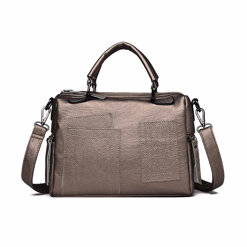 Женские маленькие кожаные сумки, высокое качество, Bolsa Feminina, сумки через плечо для женщин, сумка через плечо, Женская Ручная сумка, Ретро стиль, новинка - Цвет: bronze