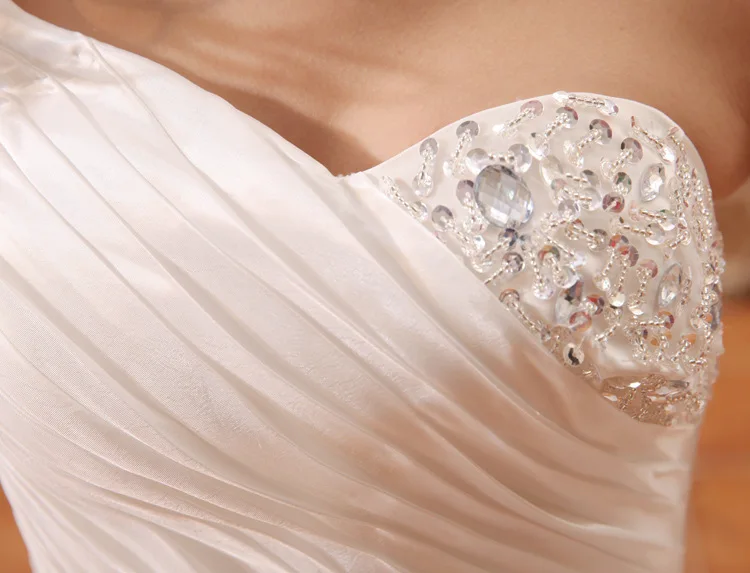 Винтажные кружевные свадебные платья бальные на одно плечо Vestidos Cerimonia