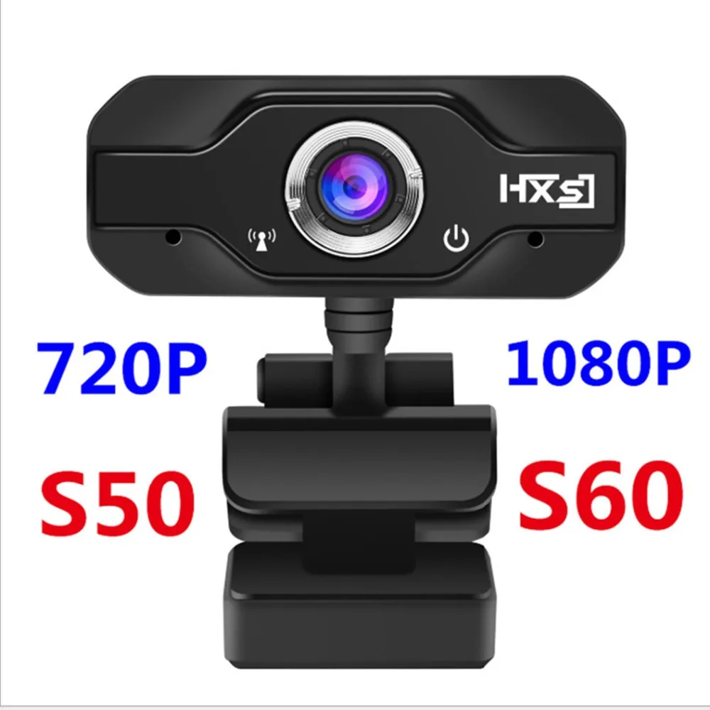 Изысканный внешний вид HD камера S50 720P/S60 1080P Веб камеры hxsj 720 Поддержка