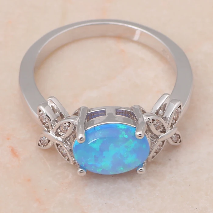 Заводская цена красивые кольца для женские туфли синего цвета огненный опал