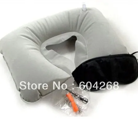 Бесплатная доставка новая подушка для путешествий надувная отдыха + маска глаз