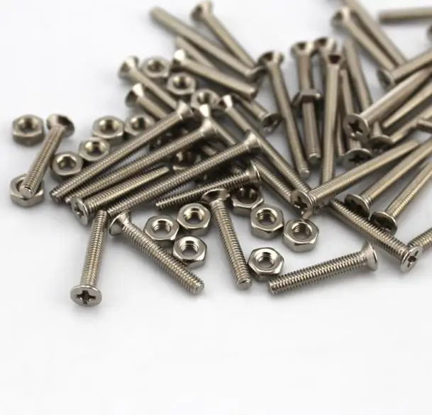 

20pcs/lot M2.5 Screw Cross Head Screw Spike and Nut Screw Sets