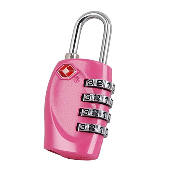 SHGO горячей 4 Dial TSA Комбинации замок для Чемодан чемоданы|combination padlock|tsa padlockluggage padlock