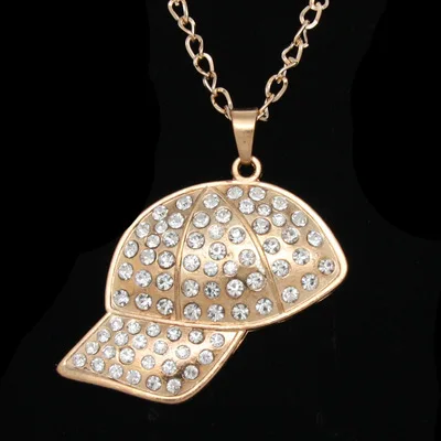 2019 новый хип-поп-золото Бейсбол Подвеска Модные Цепочки и ожерелья для Для женщин