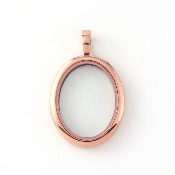 Vinnie Design новый великолепный винтажный Овальный плавающий медальон из серебра