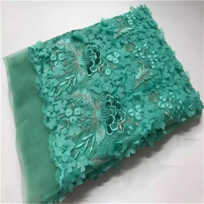 Jy180 Новые популярные 3d Кружево Ткань для Свадебные платья Высокое качество