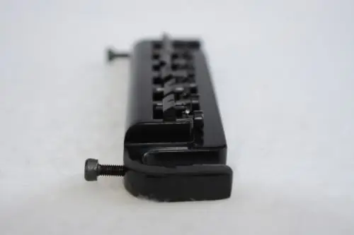 

NEW Style Chrome Badass Style around Bridge Tailpiece for LP Electric Guitar Black
