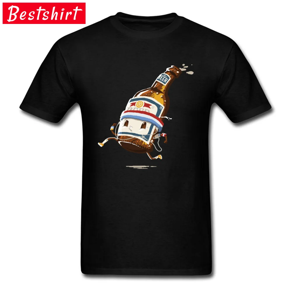 Футболка мужская с круглым вырезом смешная короткая рубашка надписью Beer Escape Europe