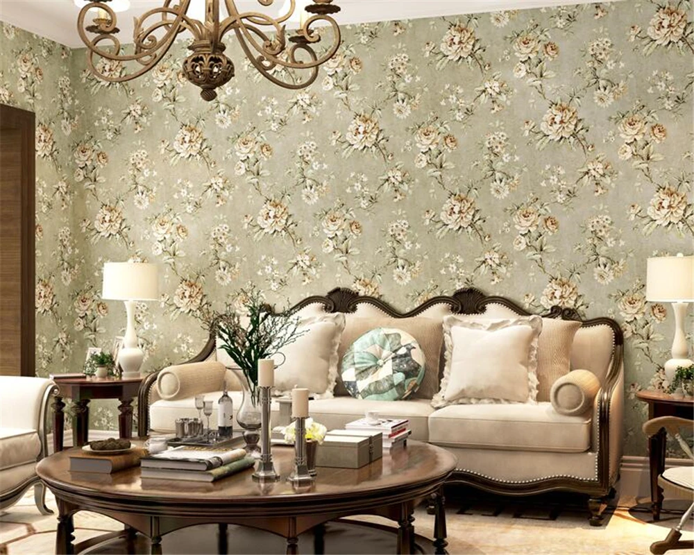 Beibehang Bedroom living room TV background wall wallpaper American village retro pastoral large flower 3D wallpaper roll tapety
Beibehang Bedroom living room TV background wall wallpaper American village retro pastoral large flower 3D wallpaper roll tapety