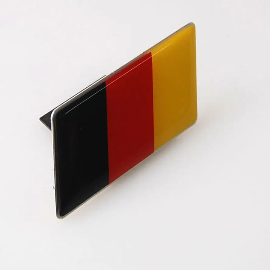 Алюминиевая передняя эмблема с немецким флагом гриль решетка для vw Golf Jetta Audi A3 A4 A5