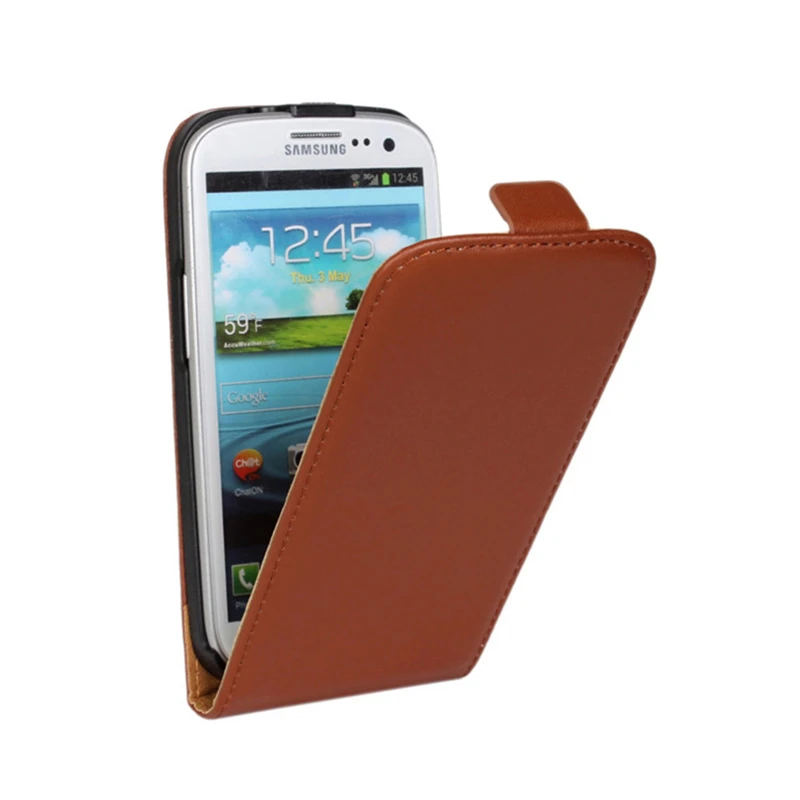 Роскошный чехол из натуральной кожи с откидной крышкой для Samsung Galaxy S3 Neo i9301 i9300i