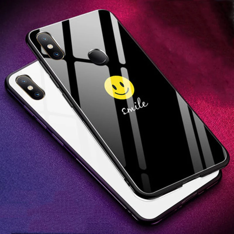 Чехол из закаленного стекла для Xiaomi Mi Mix 2 s мягкая силиконовая рамка Жесткий 5 99