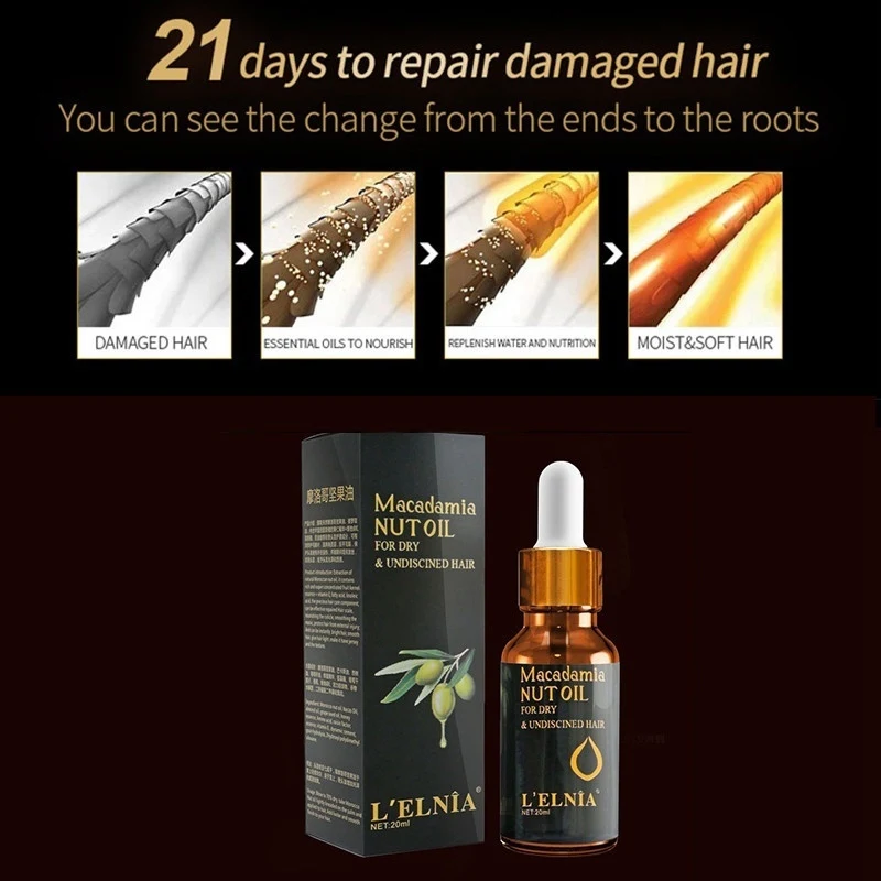Morocco Argan Oil Уход за волосами эссенция Быстрый мощный рост волос Жидкая Сыворотка для выпадения волос восстанавливающая Кератин для волос 20 мл
