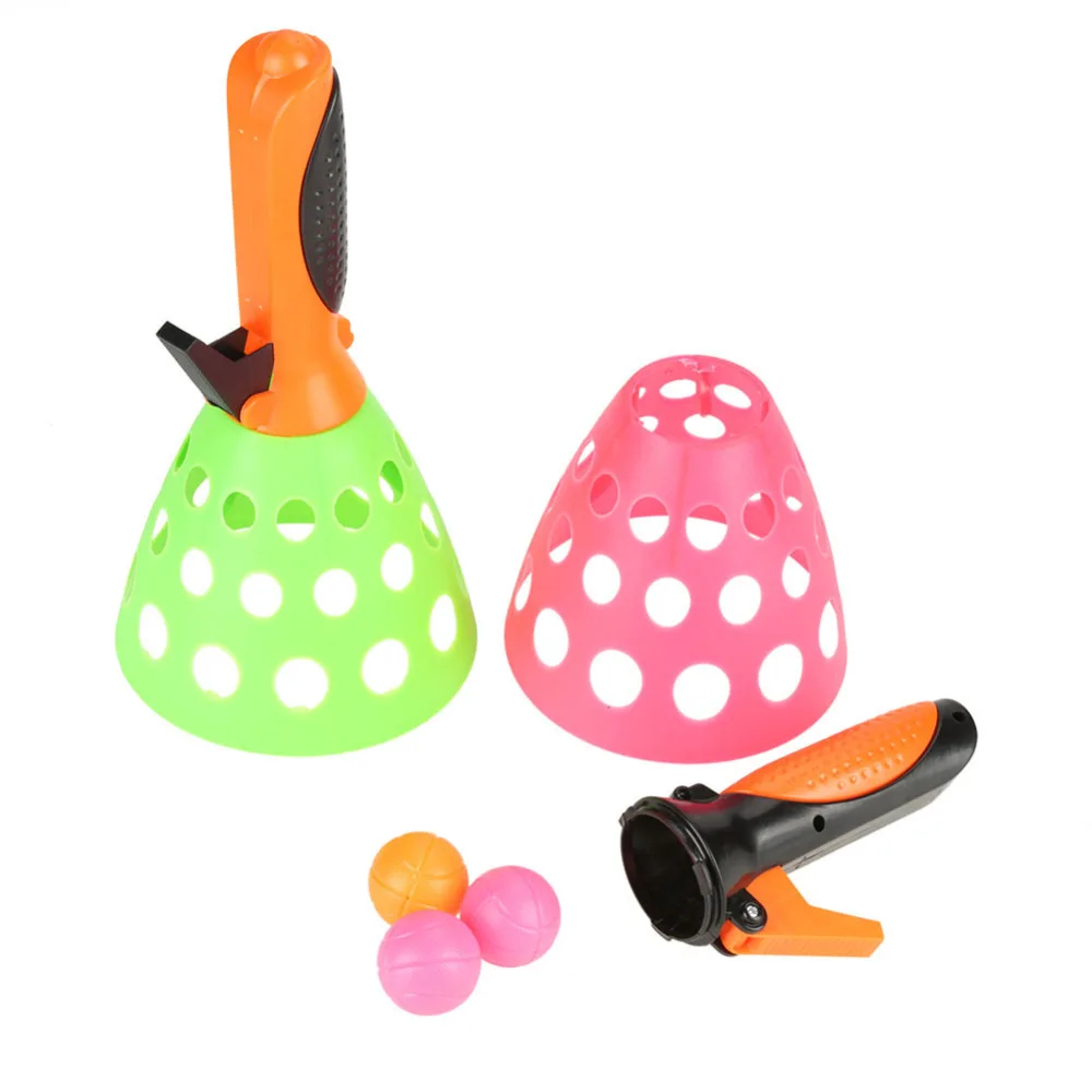 

1 Pair Funny Throwing and Catching Ball Toys Parent-child Interactive Catch Ball Toy Indoor Outdoor Sports Games Toys for Kids