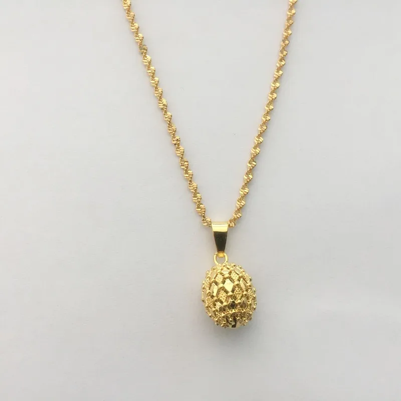 Модное ожерелье с кулоном Арахис для женщин ювелирные изделия золотого цвета