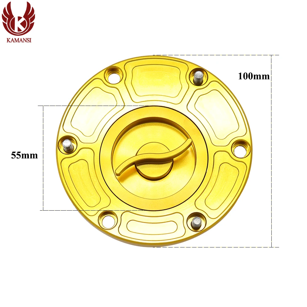KAMANSI CNC алюминиевая мотоциклетная газовая крышка без ключа крышка топливного бака для Aprilia RS125 RS250 RS 125 RS 250 Shiver 750 все годы