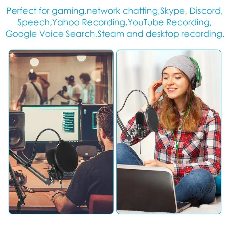 USB-микрофон для ноутбуков Mac записи голоса и трансляции | Электроника