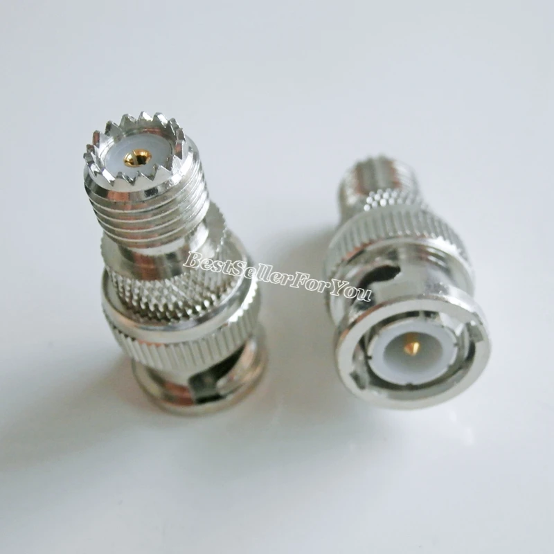 1 шт. Новый BNC штекер для miniUHF jack Женский центральный разъем РЧ коаксиального