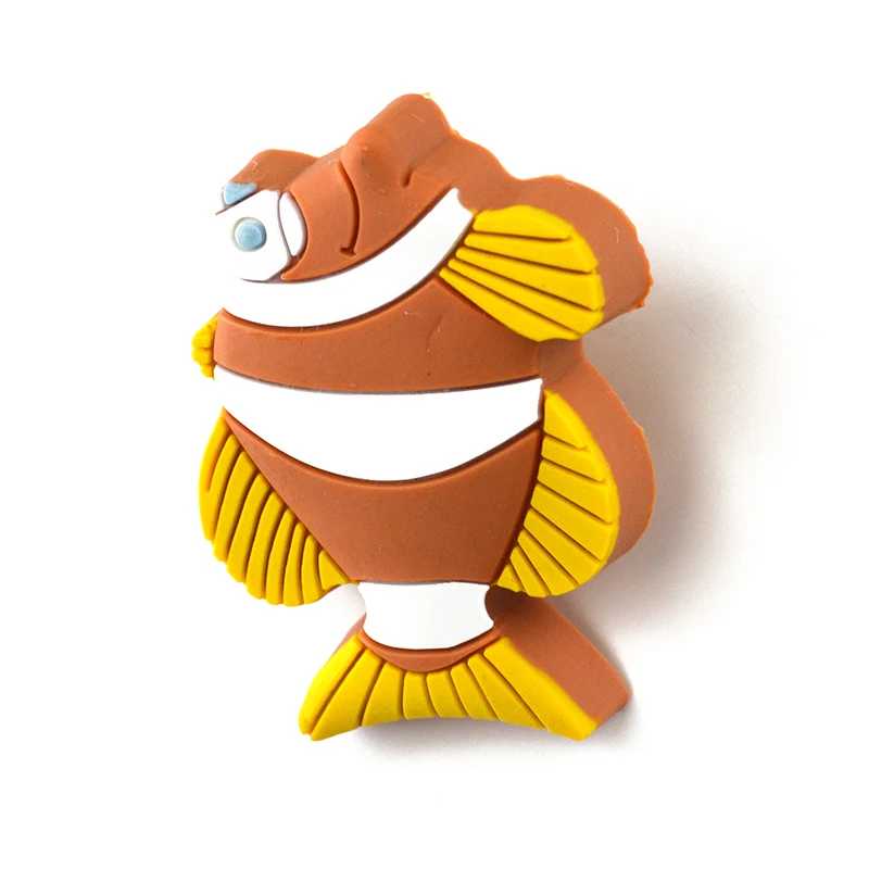 MEGAIRON мультфильм рыбы Форма одно отверстие ручки шкаф дверь ящик Потяните детская