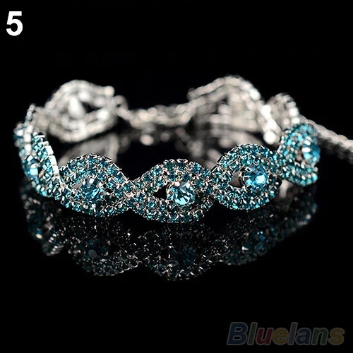 Модные браслеты с австрийскими кристаллами двойная плетеная цепочка стразы для