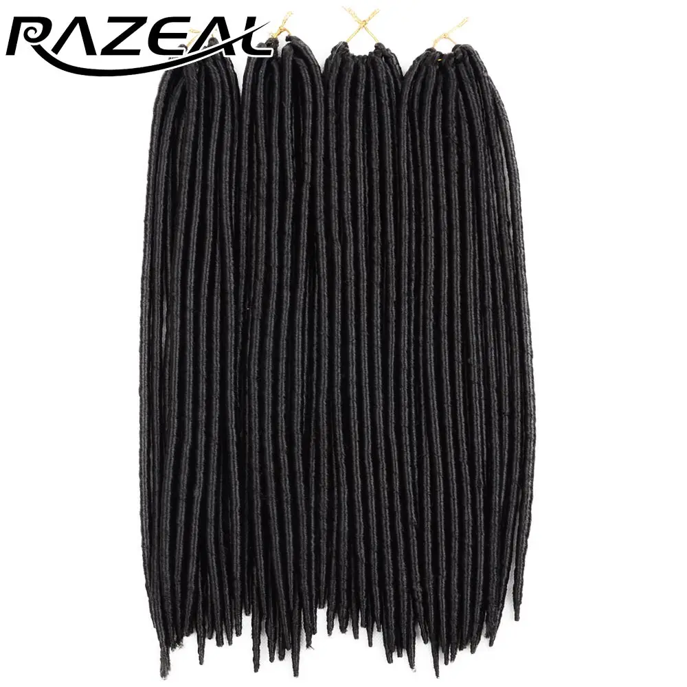 6 шт. синтетические косички Razeal 14 дюймов 18 дюймов|extension crochet|extension hairextension synthetic |