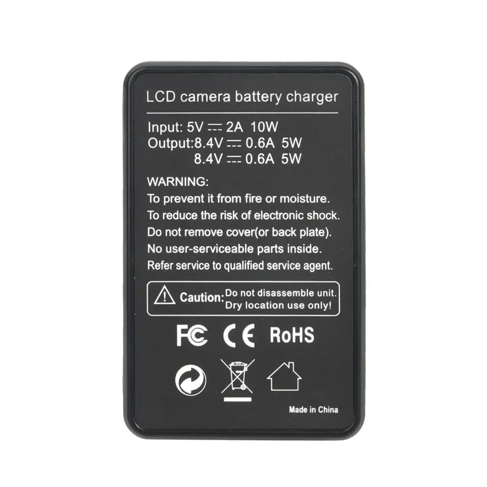 Зарядное устройство LPE6 для двух аккумуляторов с ЖК дисплеем Canon EOS 5D Mark IV III 5Ds R 7D 6D