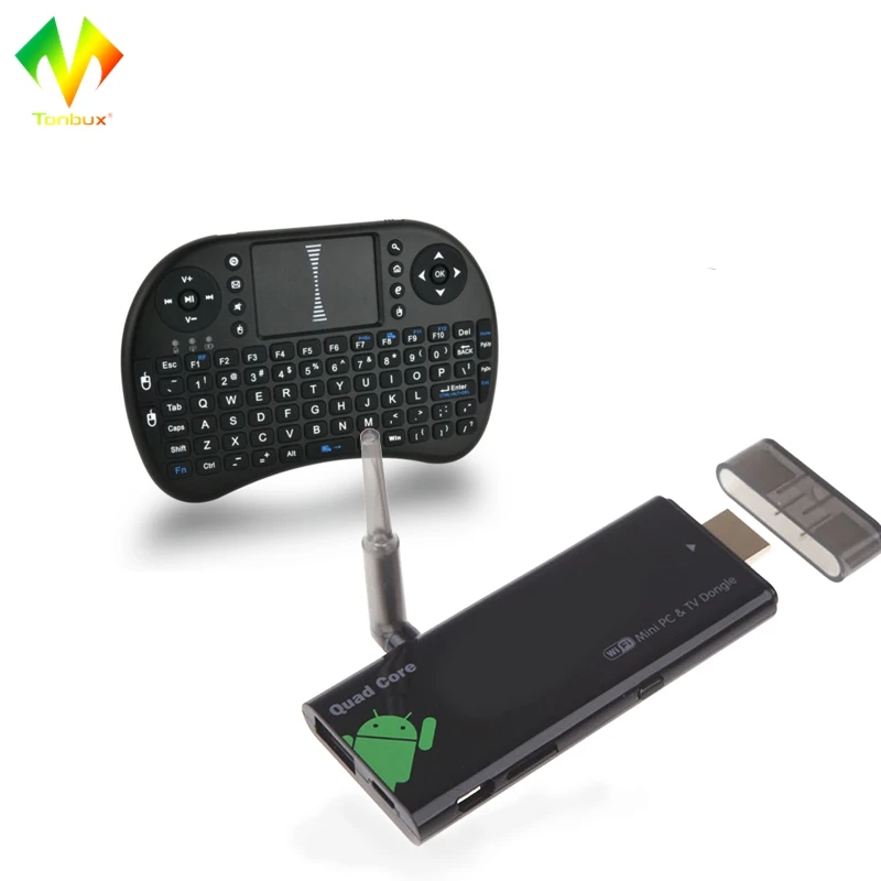 [Оригинал] Tonbux Android 4 Smart tv Stick четырехъядерный 2G 8G/16G Bluetooth 0 1080P DLAN WiFi антенна +