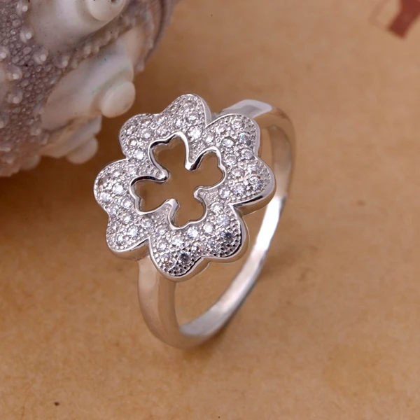 Винтажное свадебное ювелирное изделие Joyas из циркона кольцо с цветком для женщин