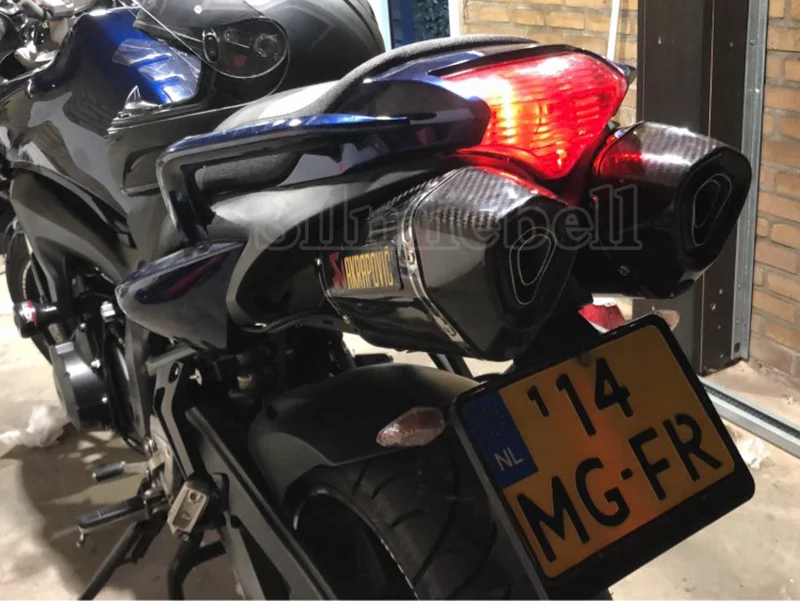 Fz-6n akrapovic выхлопная труба мотоцикла из углеродного волокна глушитель труба полная система для yamaha fz6 выхлопная FZ6 S2 FAZER FZ6N FZ6S 2004-2010